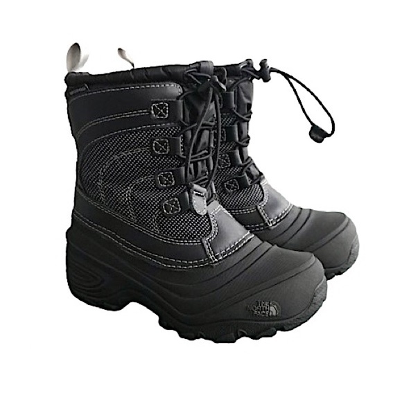 The North Face Youth Alpenglow IV Winter Boots - TNF Black & Grey, Kids Size 13 - Picture 12 of 12